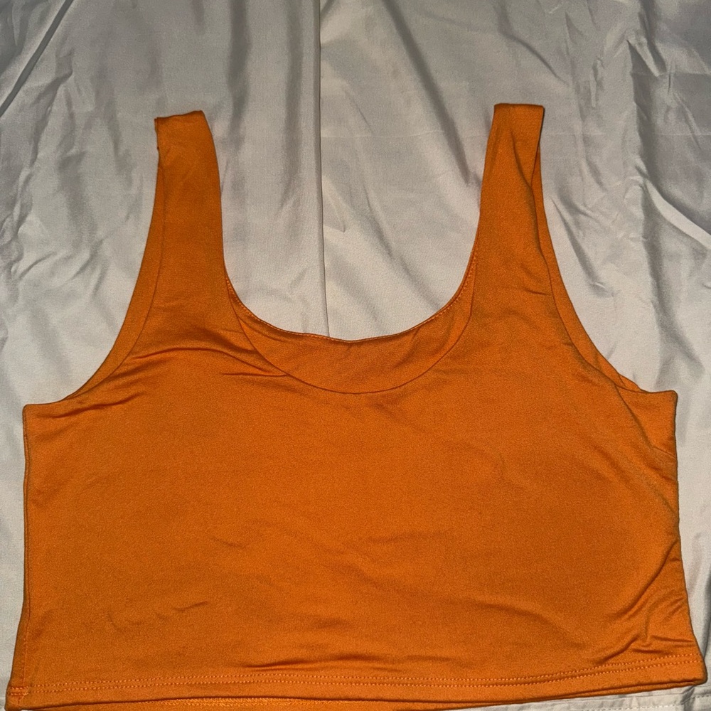 Orange Crop Top